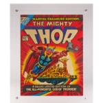 Image of the Treasury FLEX Frame by Crafti Comics with an acrylic backing. Inside is a copy of "The Mighty Thor."